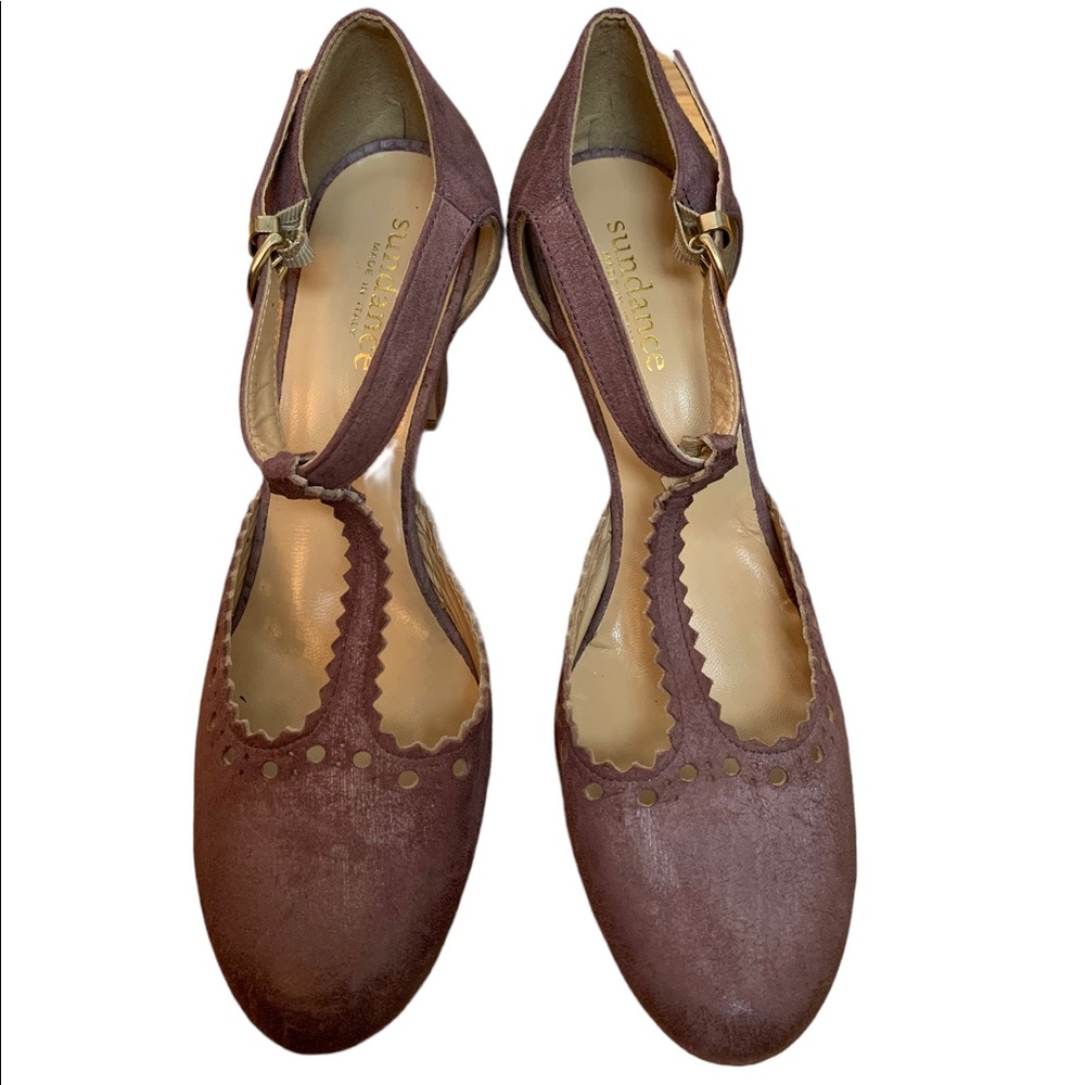 Sundance Brown Heeled Shoes